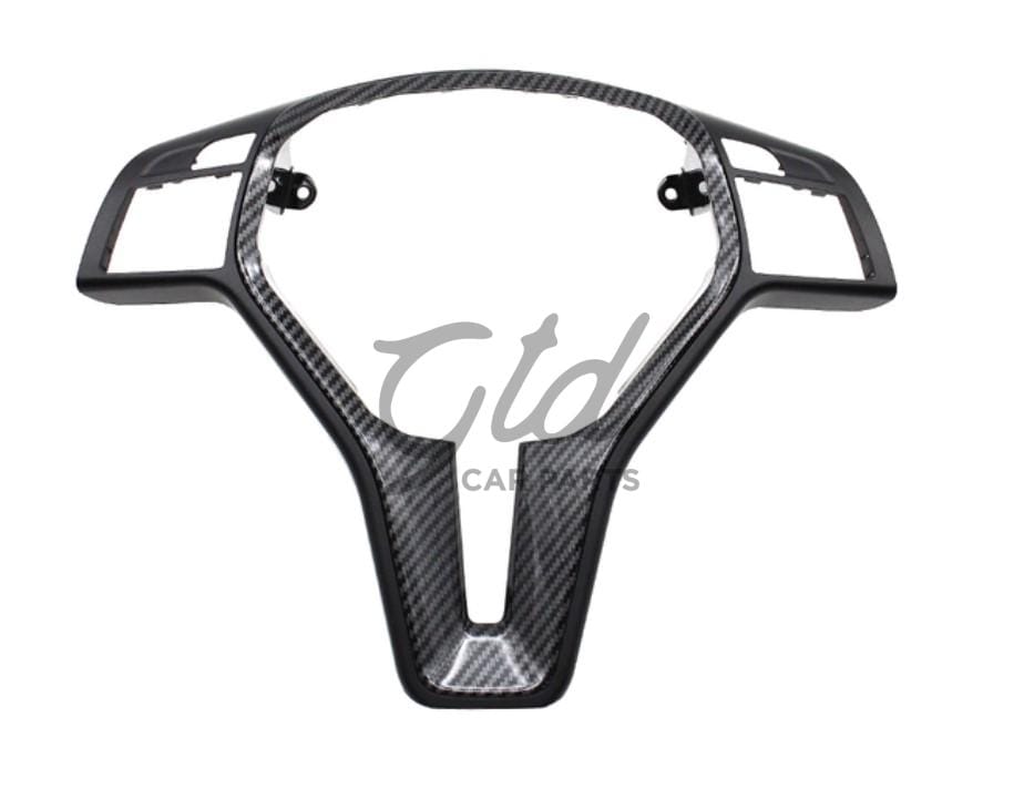 Moldura 25mm Volante Preto / Carbono Mercedes-Benz AMG Classe A B C E CLA GLA CLS W176 W246 W204 W212 2011-2019