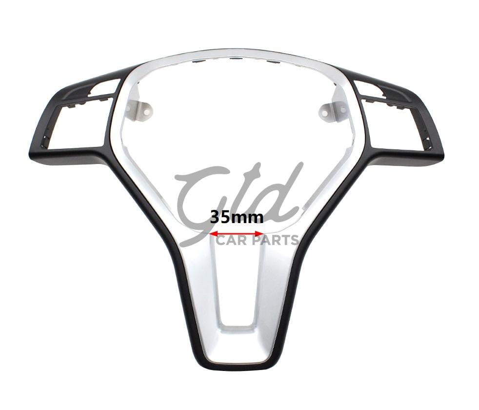 Moldura 25mm Volante Cinza Escuro / Carbono Mercedes-Benz AMG Classe A B C E CLA GLA CLS W176 W246 W204 W212 2011-2019 - Image 2