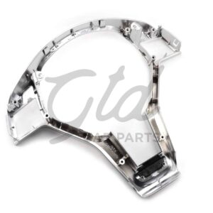 Alternative view of Moldura Volante Cromado Mercedes-Benz AMG Classe A B C E CLA GLA CLS W176 W246 W204 W212 2011-2019