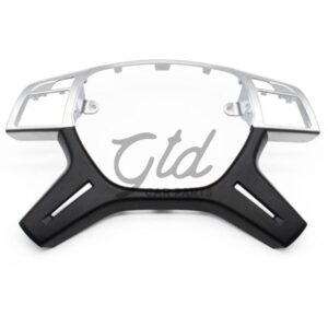 Moldura Volante Cromado / Preto Mercedes-Benz Classe C E M G ML GLS W204 W212 W166 W463 2011-2019