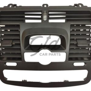Grelha / Consola Ventilação Central Preta Mercedes-Benz Viano Vito W636 W639 2010-2015 Versão 2