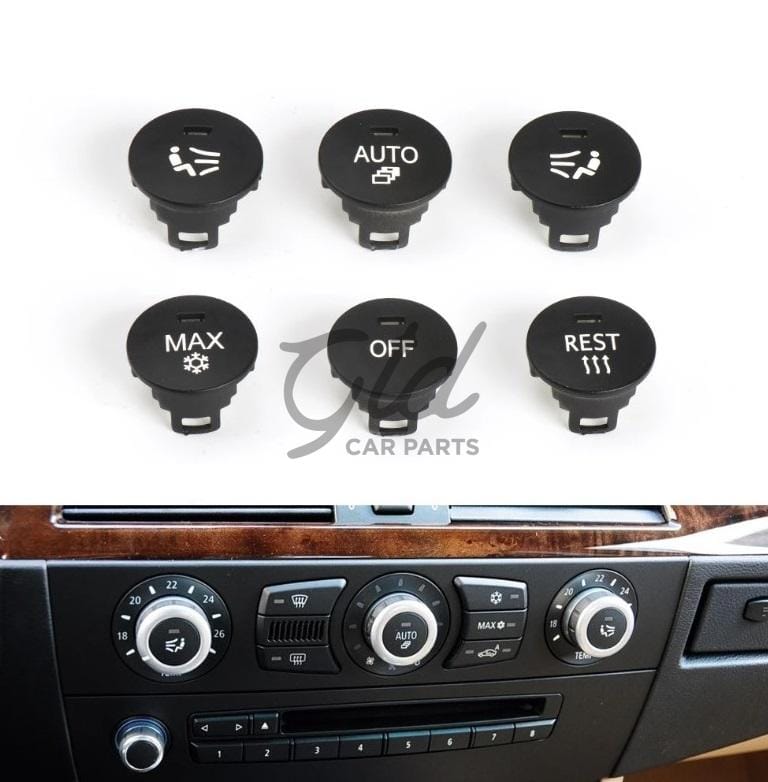Botões Módulo Ar Condicionado BMW Série 5 E60 E61 2002-2010-Modelo 5 - Image 2