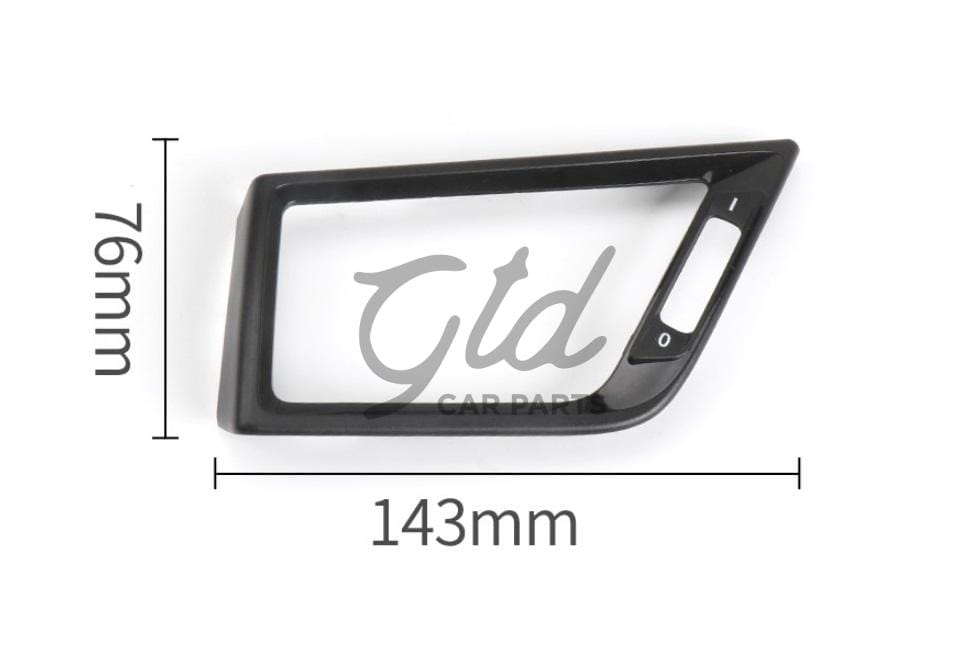 Moldura P/ Grelha Ventilação Frontal Esquerda Preto Matte BMW X1 E84 2010-2015 - Image 3