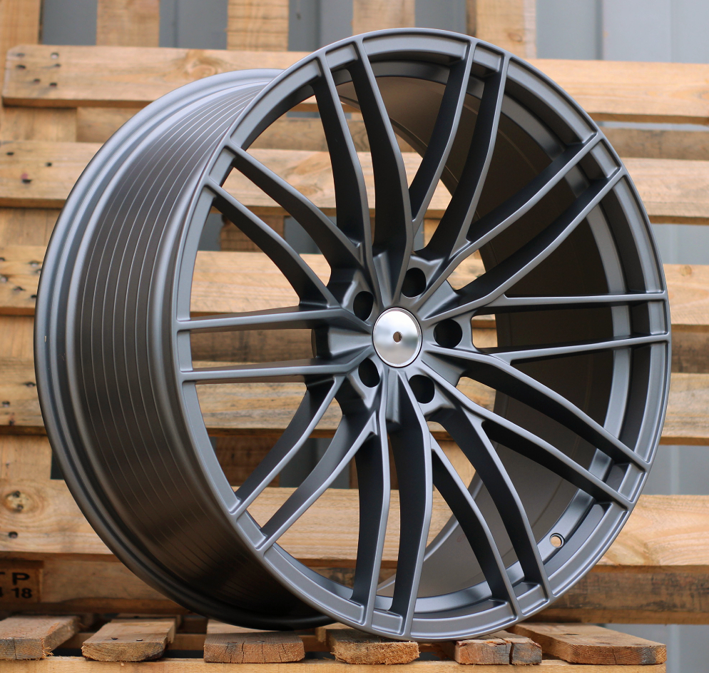 Jante Audi 22x10 ET21 5x112 - Gun Metal Half Matt
