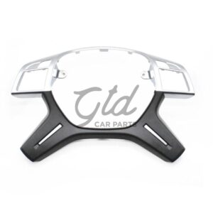 Moldura Volante Cromado / Cinza Escuro Mercedes-Benz Classe C E M G ML GLS W204 W212 W166 W463 2011-2019