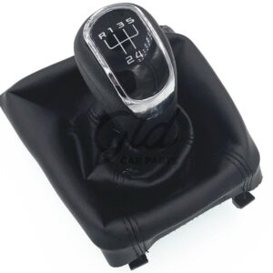 Moca Velocidades C/ Fole Preto Skoda Octavia Superb II YETI 2008-2012