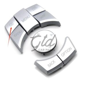 Conjunto de 6 Botões IDRIVE CIC BMW 1/2/3/4/5/6/7 X3 X4 X5 X6  - CD