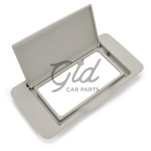 Alternative view of Moldura Passageiro C/ Espelho Pala-de-Sol Cinza Mercedes-Benz Classe C R ML W203 W164 W251 2001-2013