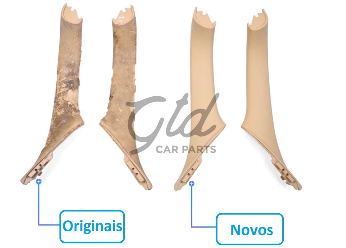 KIT Puxadores Vermelho BMW Serie 5 F10 F11 F18 C/ Esp. Rebatível - Image 12