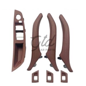 KIT Puxadores Vermelho BMW Série 5 F10 F11 F18 2010-2017 S/ Esp. Rebatíveis
