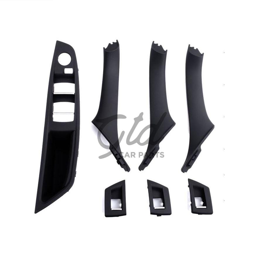 Conjunto de Puxadores Pretos BMW Serie 5 F10 F11 F18 S/ Esp. Rebatível