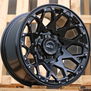 Jante 4X4 17x9 ET-6 6x139,7 - Black Half Matt