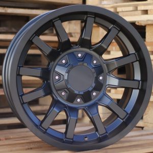 Jante 4X4 18x9 ET 6x114,3 - Black Half Matt