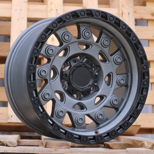 Jante 4X4 17x9 ET 6x139,7 - D Gun Metal+Matt Lip