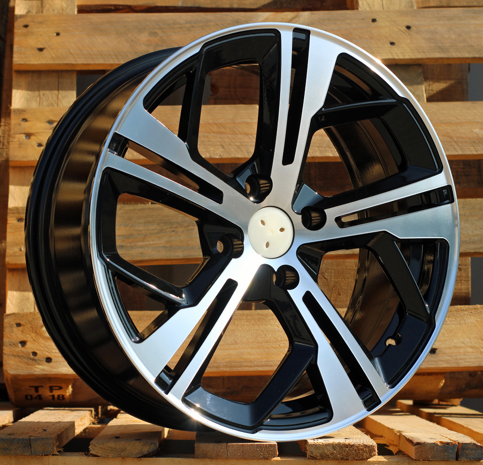 Jante Peugeot 16x7 ET25 4x108 - Black Polished