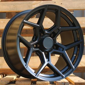 Jante 4X4 17x9 ET 5x127 - Black Half Matt