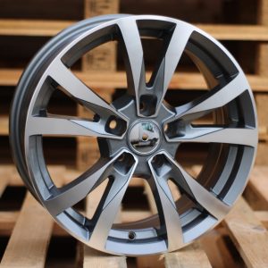 Jante RACIN 16x6,5 ET42 5x108 - Grey Polished