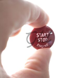 Alternative view of Botão Start Stop Vermelho Brilhante BMW Série 1/3/5/X1 X3 X6 E82 E87 E90 E91 2004-2015