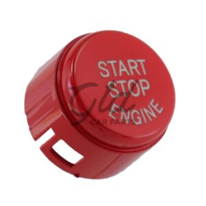 Botão Start Stop Vermelho Brilhante BMW Série 1/2/3/5/6/7 X1 X3 X4 X5 X6 F21 F22 F10 F11