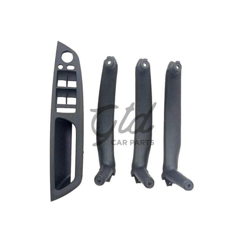 Conjunto de 4 Puxadores Pretos BMW X5 X6 E70 E71 E72 2007-2014