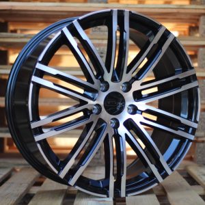 Jante Porsche 21x9 ET26 5x112 - Black Polished+Powder Coating