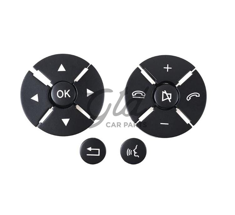 Botões Volante Preto Mercedes-Benz Classe S CL W221 W216 2010-2021