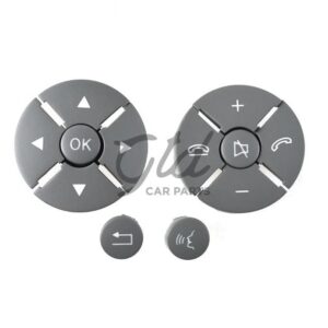 Botões Volante Cinza Mercedes-Benz Classe S CL W221 W216 2010-2021