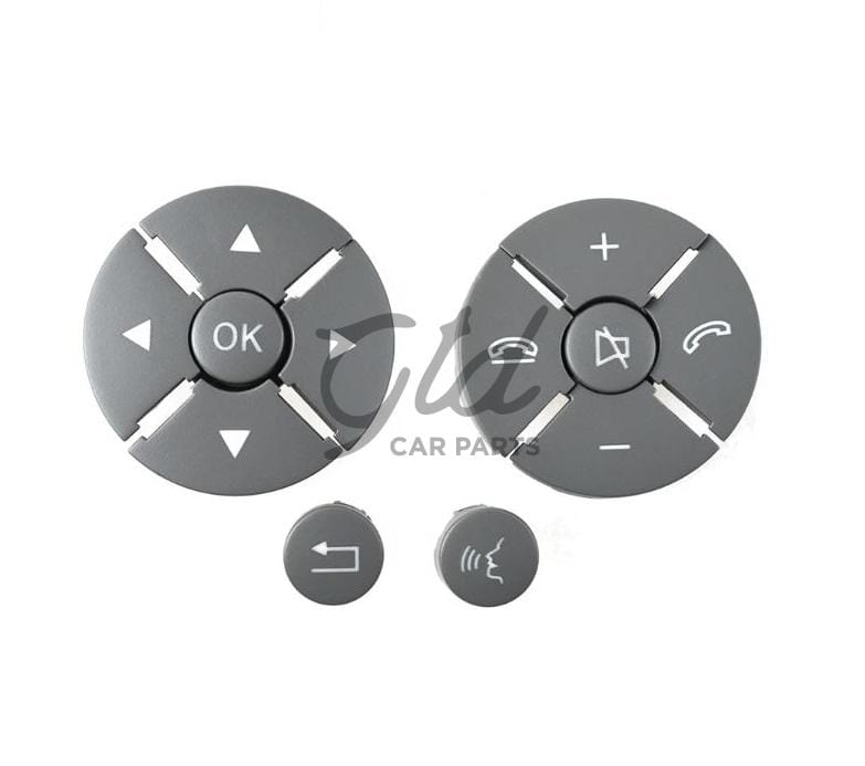 Botões Volante Cinza Mercedes-Benz Classe S CL W221 W216 2010-2021
