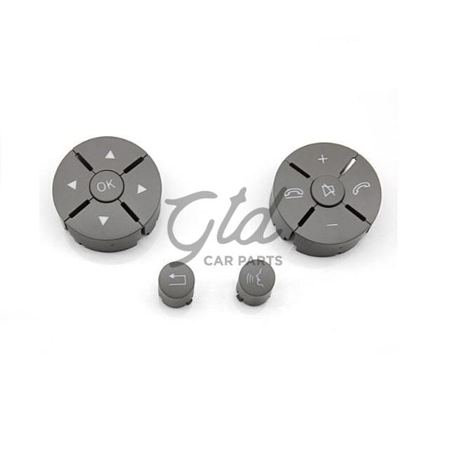 Botões Volante Cinza Mercedes-Benz Classe C E GLK W204 W212 W207 X204 2007-2013