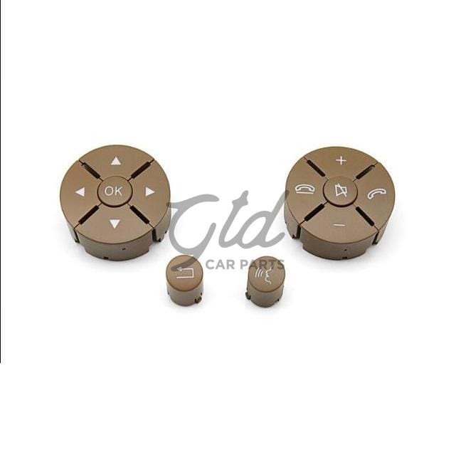 Botões Volante Amarelos Mercedes-Benz Classe C E GLK W204 W212 W207 X204 2007-2013 - Image 6