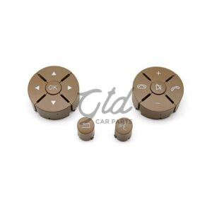 Botões Volante Amarelos Mercedes-Benz Classe C E GLK W204 W212 W207 X204 2007-2013