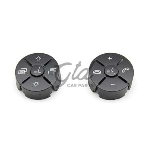 Botões Volante Preto Mercedes-Benz Classe R ML CLS SL W251 W164 W230 W219 2007-2017