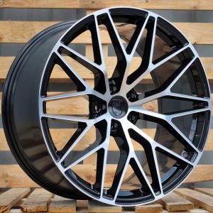 Jante Porsche 21x9,5 ET46 5x130 - Black Polished