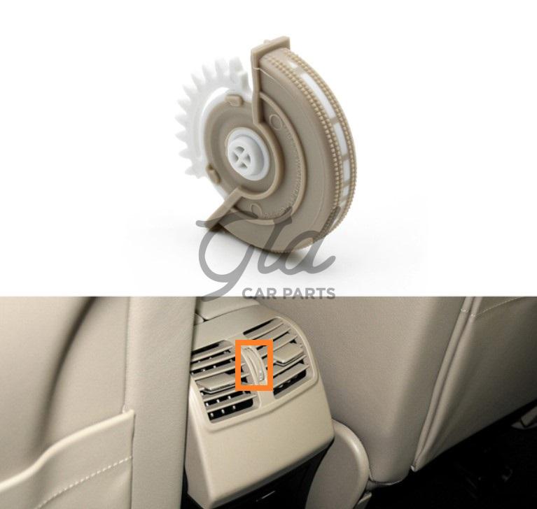 Regulador do Ar Ventilação Central Traseira Bege Claro Mercedes-Benz C E GLK W204 W212 W207 2007-2016
