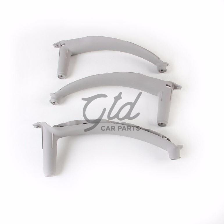 Conjunto de 4 Puxadores C/ Pele Cinza BMW X5 X6 E70 E71 E72 2007-2014 - Image 4