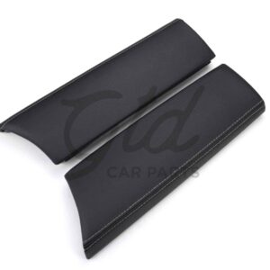 Apoio de Braço Preto / Costura Branca Consola Central Mercedes-Benz Classe C GLC W205 W253 2014-2022