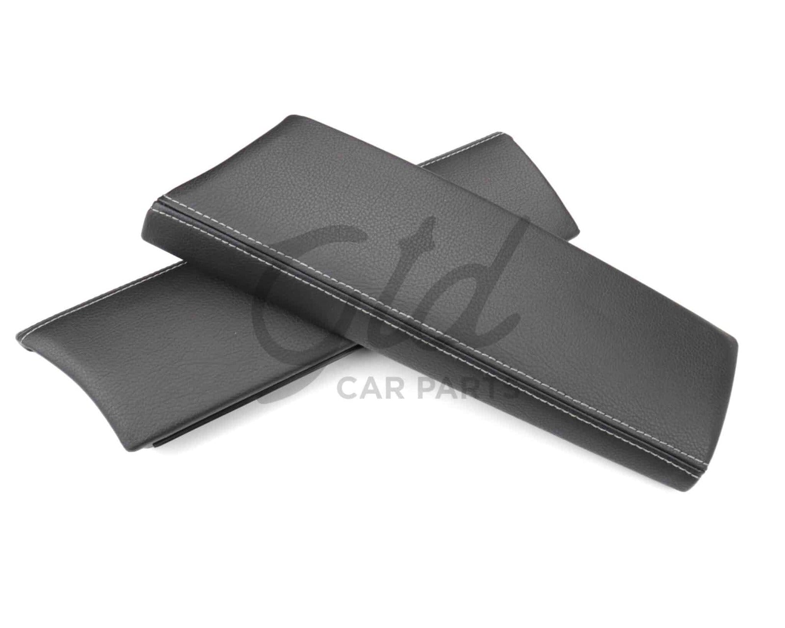 Apoio de Braço Preto / Costura Branca Consola Central Mercedes-Benz Classe C GLC W205 W253 2014-2022 - Image 2