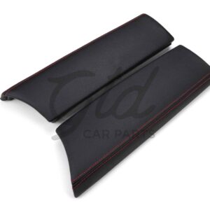 Apoio de Braço Preto / Costura Vermelha Consola Central Mercedes-Benz Classe C GLC W205 W253 2014-2022