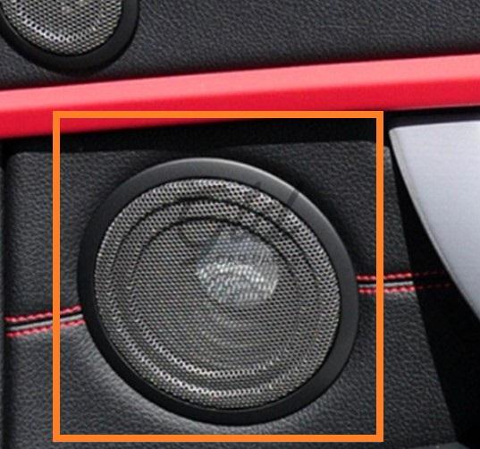 Grelha Coluna Porta Traseira Preta BMW Série 1 2 3 4 F20 F22 F30 F31 F32 F36 2013-2019 - Image 3