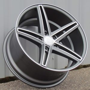 Jante RACIN 19x9,5 ET38 5x120 - Grey Polished Half Matt