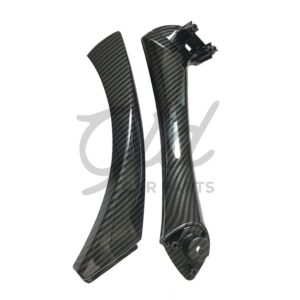 Puxador Preto Efeito Carbono Esquerdo BMW Série 3 E90 E91 2005-2012