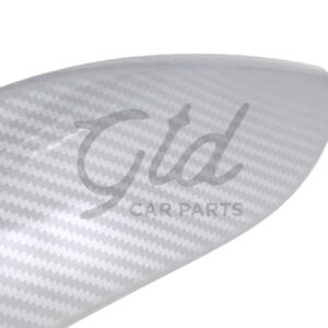 Alternative view of Capa Puxador Esquerdo Frontal / Traseira Cinza Efeito Carbono BMW Série 3/4 F30 F31 F32 F36 2012-2017