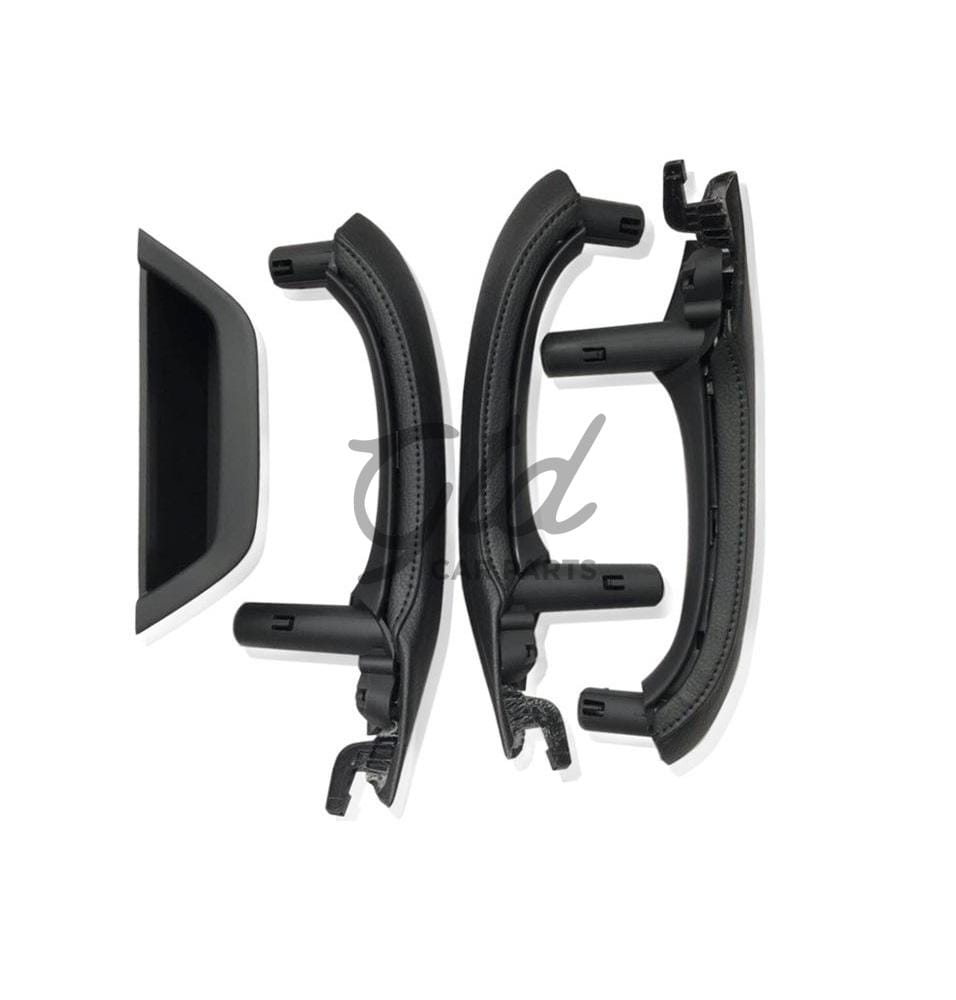 Conjunto de 4 Puxadores Preto Pele BMW X3 X4 F25 F26