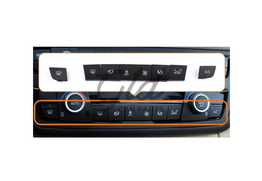 Conjunto de 7 Botões Módulo AC BMW Série 1 2 3 4 F20 F30 F33