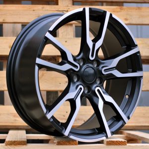 Jante BMW 18x7,5 ET45 5x112 - Black Polished Half Matt
