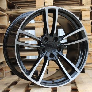Jante Porsche 21x11,5 ET55 5x130 - Black Polished