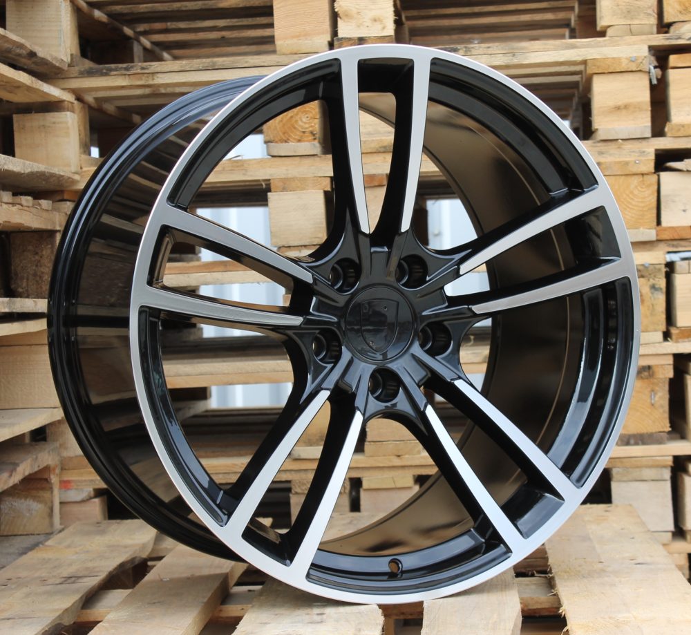 Jante Porsche 21x9,5 ET46 5x130 - Black Polished
