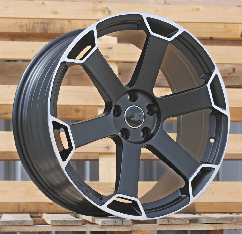 Jante Audi 20x9 ET30 5x112 - Black Half Matt+Polished Lip