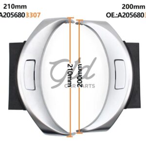 Alternative view of Friso da Consola Cromado 200mm Mercedes-Benz Classe C GLC W205 W253 2014-2021