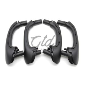 Conjunto de 4 Puxadores Pretos Mercedes-Benz Classe C W203 2000-2007